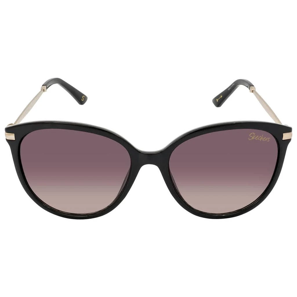 商品SKECHERS|Skechers Gradient Smoke Cat Eye Ladies Sunglasses SE6032 01B 57,价格¥79,第2张图片详细描述