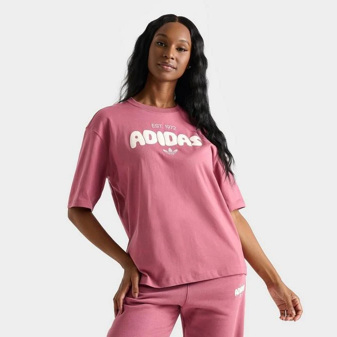 商品Adidas|Women's adidas Originals Bubble Boyfriend T-Shirt,价格¥112,第1张图片