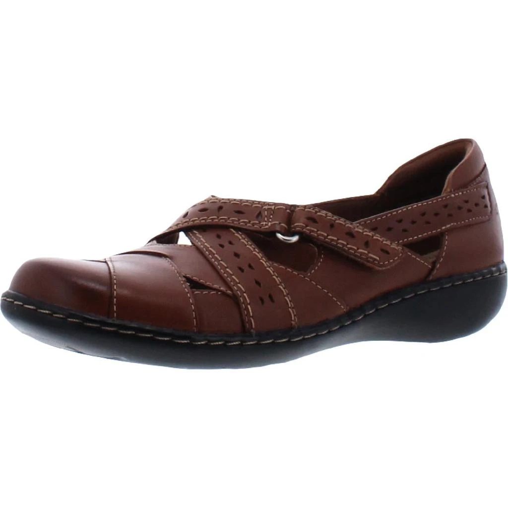 商品Clarks|Clarks Women's Ashland Spin Q Leather Ortholite Slip On Casual Loafer,价格¥160,第1张图片