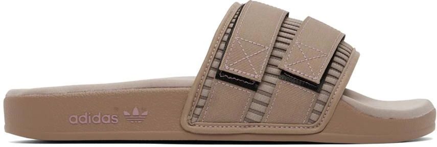 商品Adidas|Brown Adilette 2.0 Pride Slides,价格¥243,第1张图片