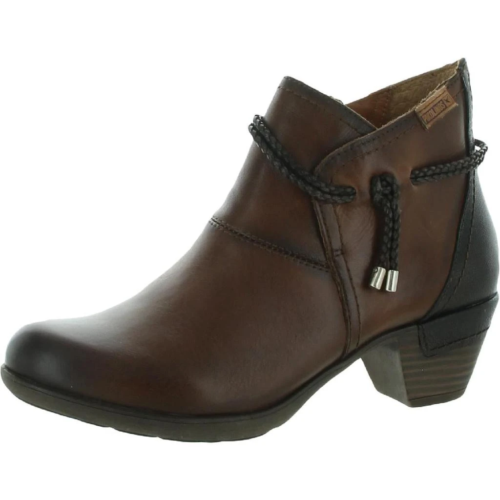 商品Pikolinos|Pikolinos Womens Rotterdam Leather Braided Ankle Boots,价格¥398,第2张图片详细描述