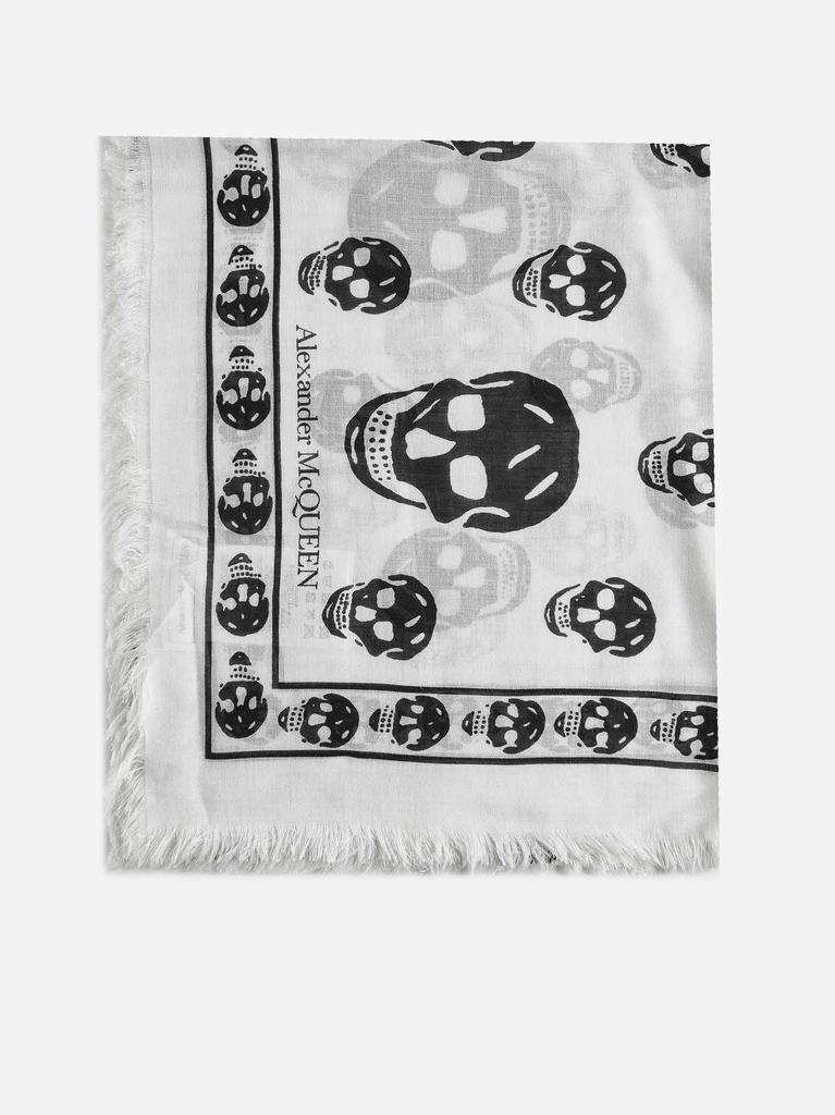 商品Alexander McQueen|Skull modal and silk scarf,价格¥2058,第1张图片