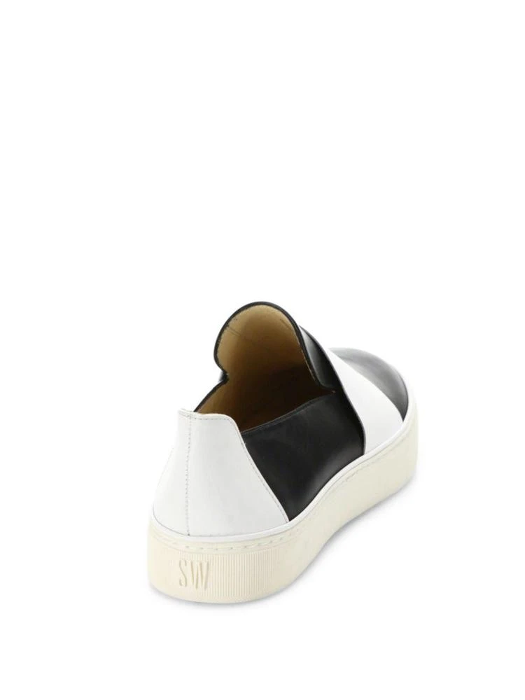 商品Stuart Weitzman|Boyband   Leather Skate Sneakers,价格¥1193,第2张图片详细描述