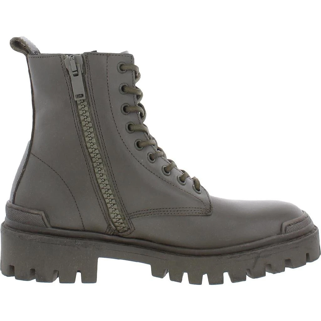 商品Steve Madden|Steve Madden Mens Halen 2 Leather Lace Up Mid-Calf Boots,价格¥231,第4张图片详细描述