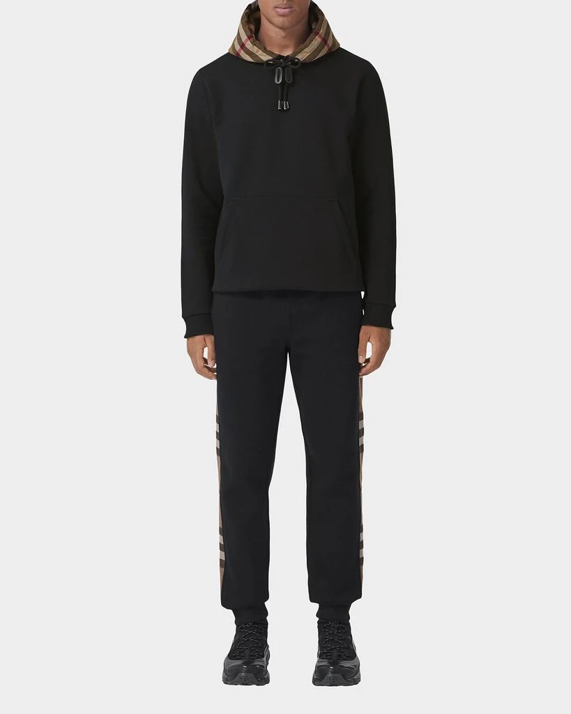 商品Burberry|Men's Check-Hood Pullover Sweatshirt,价格¥5710,第2张图片详细描述