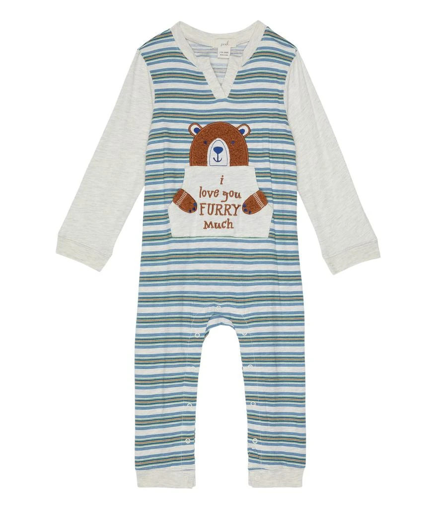 商品PEEK|I Love You Front Pocket Coverall (Infant),价格¥131,第1张图片