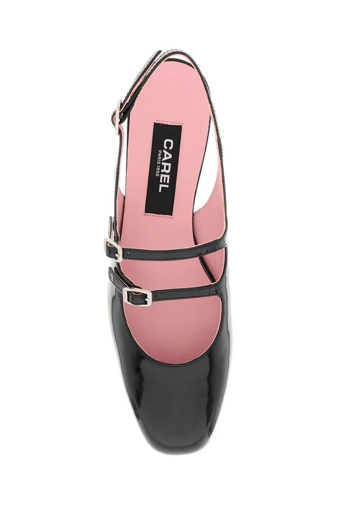 商品Carel|patent leather pêche slingback mary jane,价格¥1877,第2张图片详细描述