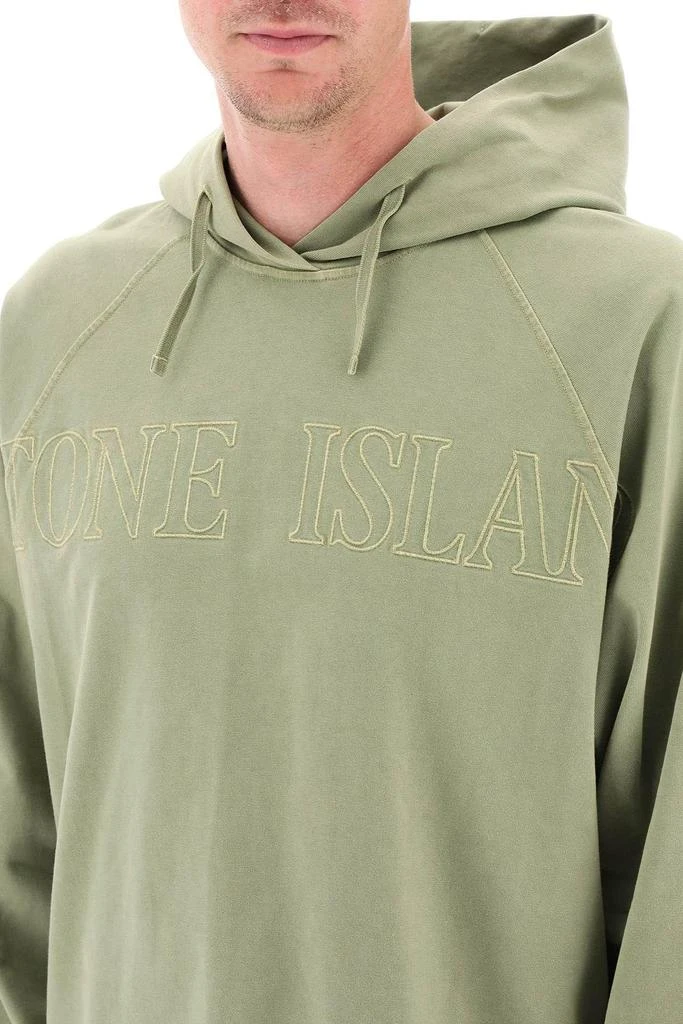 商品Stone Island|EMBROIDERED LOGO LIGHTWEIGHT HOODIE,价格¥1116,第5张图片详细描述