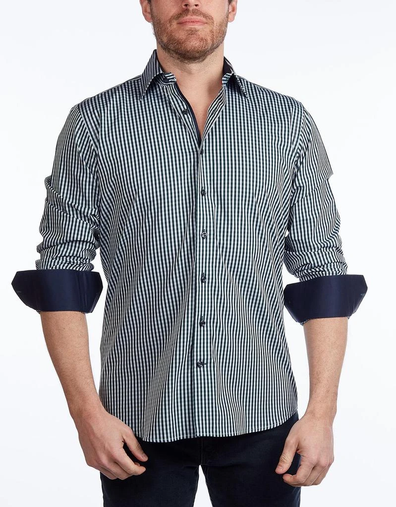 商品Levinas|Contemporary Fit Contrast Detailed Button Down,价格¥303,第1张图片