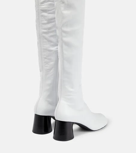 商品Khaite|Admiral leather over-the-knee boots,价格¥10274,第3张图片详细描述