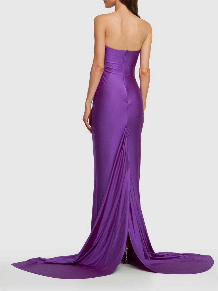 商品GIUSEPPE DI MORABITO|Shiny Jersey Strapless Long Dress,价格¥1878,第2张图片详细描述