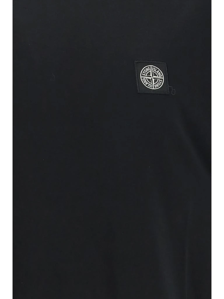 商品Stone Island|Stone Island Logo Patch Crewneck T-Shirt,价格¥1401,第4张图片详细描述