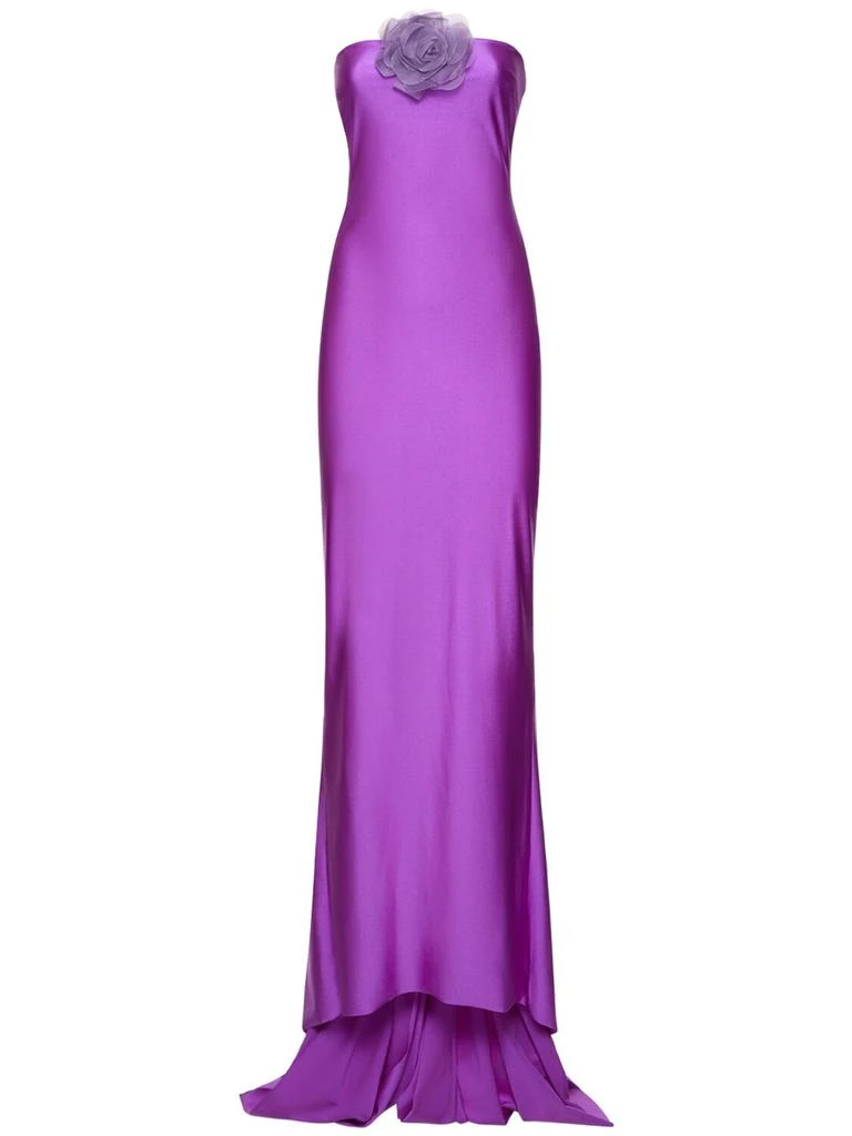 商品GIUSEPPE DI MORABITO|Shiny Jersey Strapless Long Dress,价格¥1878,第1张图片