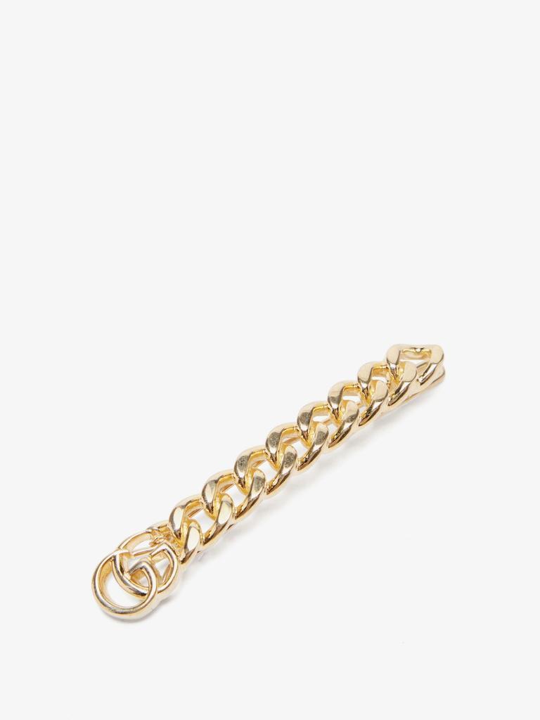 商品Gucci|GG-Marmont curb-link chain hair clip,价格¥2946,第1张图片