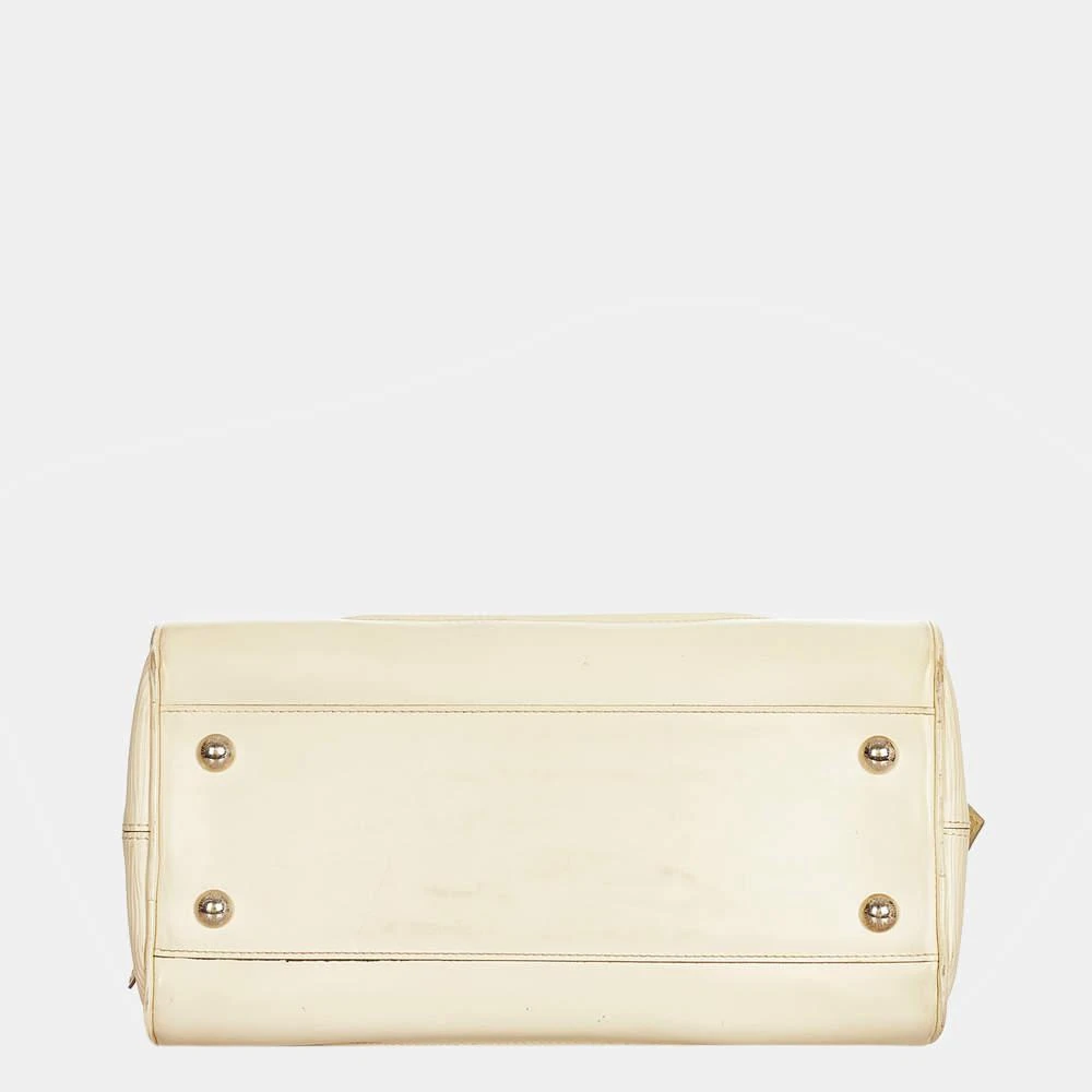 商品[二手商品] Louis Vuitton|Louis Vuitton White Epi Bowling Montaigne PM,价格¥4796,第4张图片详细描述
