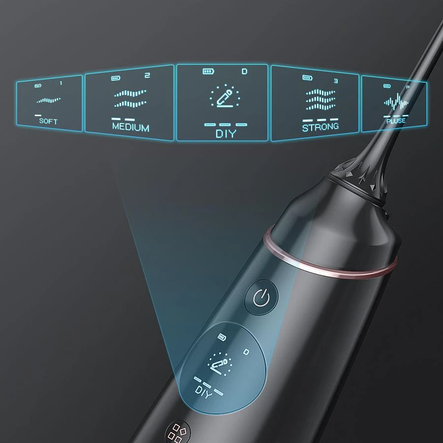 商品Liberex|Liberex DIY & OLED Cordless Water Flosser,价格¥286,第3张图片详细描述