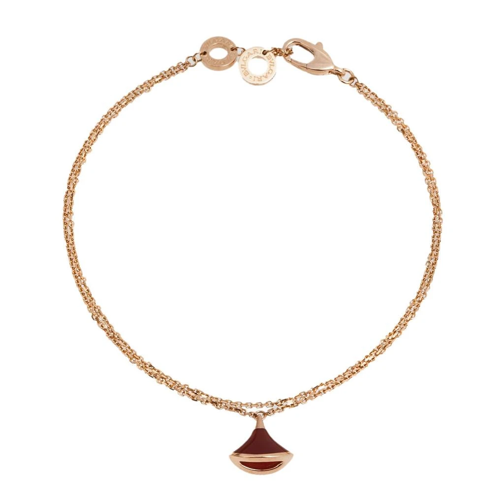 商品[二手商品] BVLGARI|Bvlgari Divas' Dream Carnelian 18K Rose Gold Bracelet M/L,价格¥12056,第1张图片