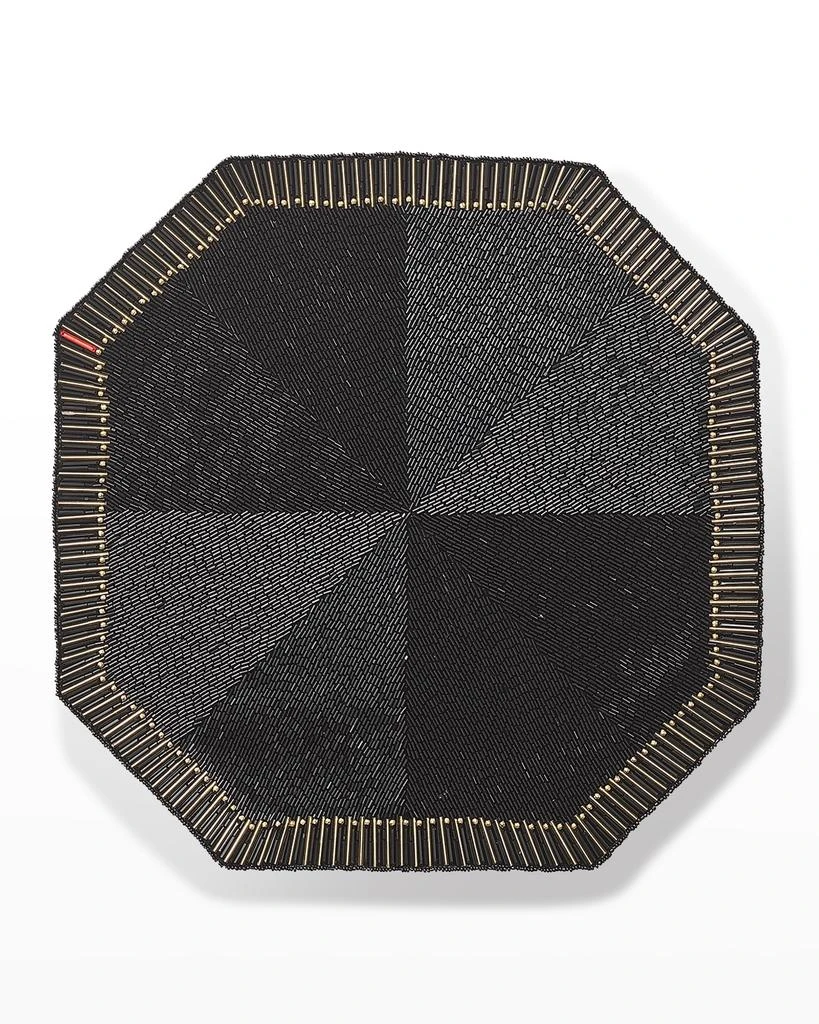 商品Baccarat x Kim Seybert|Louxor Placemat, Black,价格¥1242,第1张图片