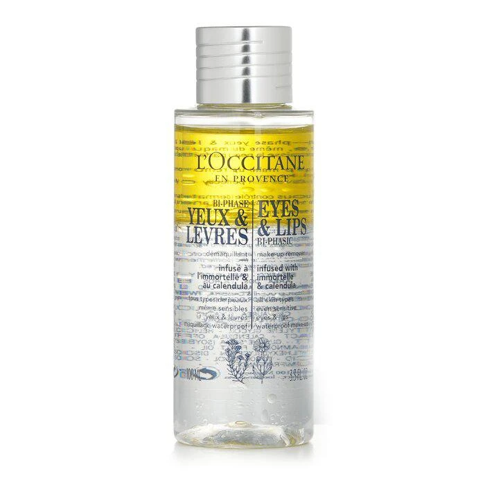 商品L'Occitane|L'Occitane 金盏花轻柔眼唇卸妆液（适用于所有肤质包括敏感肌） 100ml/3.3oz,价格¥155,第1张图片