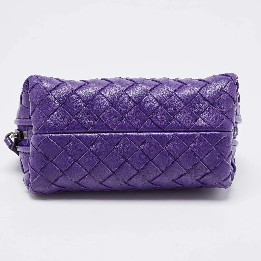 Bottega Veneta Purple Intrecciato Leather Zip Purse 商品