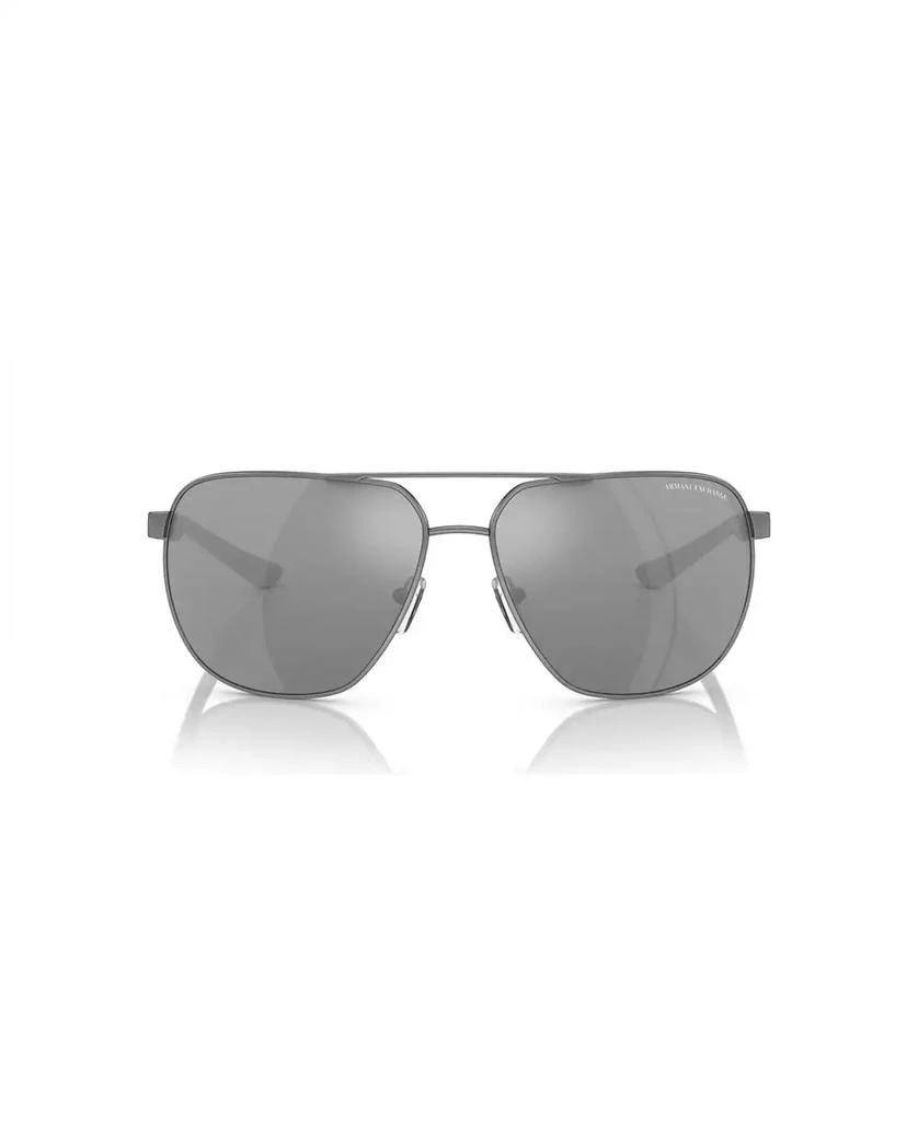 商品Armani Exchange|Men's Polarized Sunglasses, Mirror AX2047S,价格¥793,第2张图片详细描述