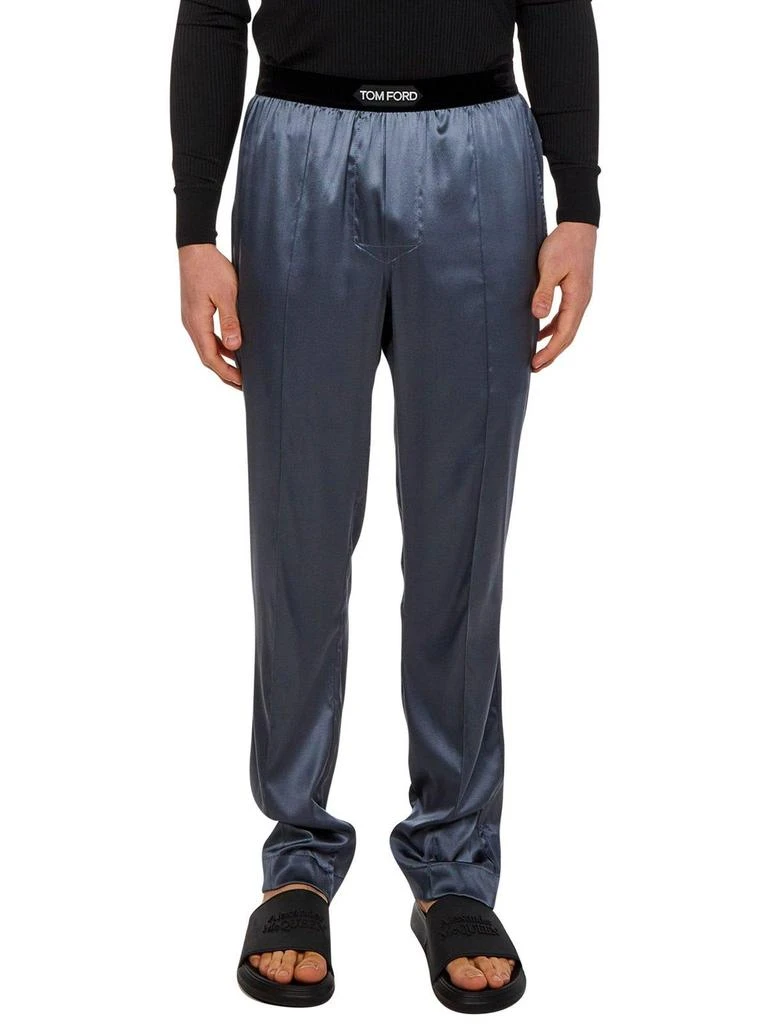 商品Tom Ford|Logo Waist Satin Pajama Trousers,价格¥3555,第2张图片详细描述