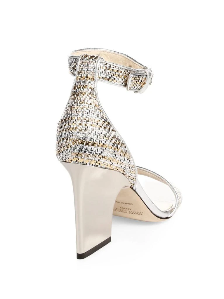 商品Jimmy Choo|Edina Metallic Sandals,价格¥1563,第2张图片详细描述