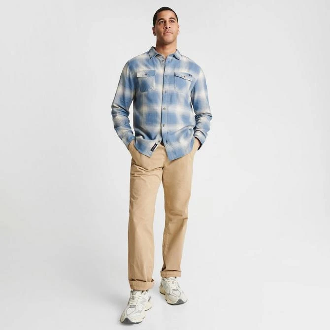 商品Vans|Men's Vans Monterey Button-Down Long-Sleeve Flannel Shirt,价格¥112,第2张图片详细描述