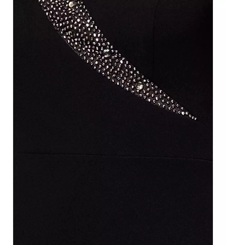 商品XSCAPE|Women's High-Slit Rhinestone-Embellished Gown,价格¥1638,第5张图片详细描述