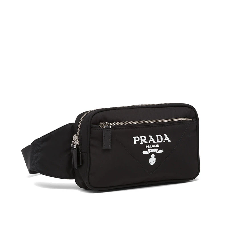 商品Prada|【预售3-7天】普拉达 男士黑色尼龙皮革腰包2VL977_2D0P_F0002_V_WTO,价格¥9021,第6张图片详细描述