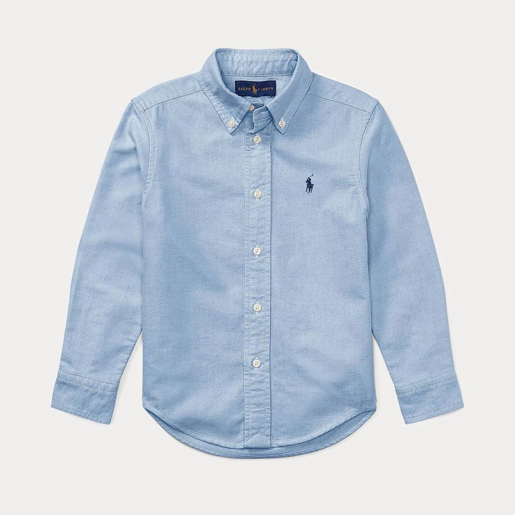 商品Ralph Lauren|Polo Ralph Lauren Boys' Slim Fit Shirt - BSR Blue,价格¥375,第1张图片