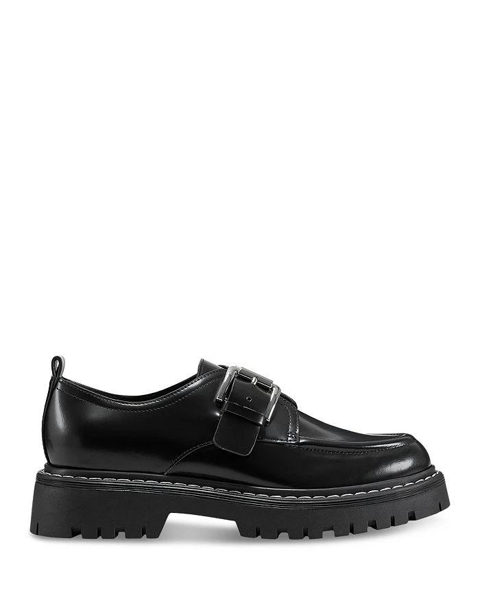 商品Marc Fisher|Women's Tarla Almond Toe Buckled Platform Loafers,价格¥472,第2张图片详细描述