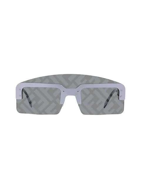 商品Fendi|142MM Logo Shield Sunglasses,价格¥4442,第1张图片