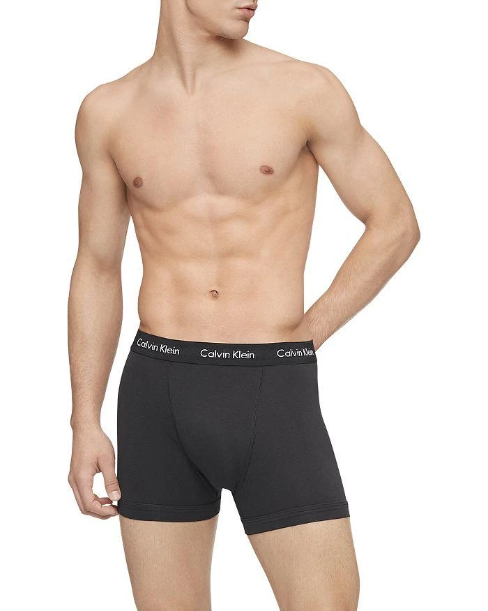 商品Calvin Klein|Cotton Stretch Moisture Wicking Boxer Briefs, Pack of 3,价格¥356,第4张图片详细描述