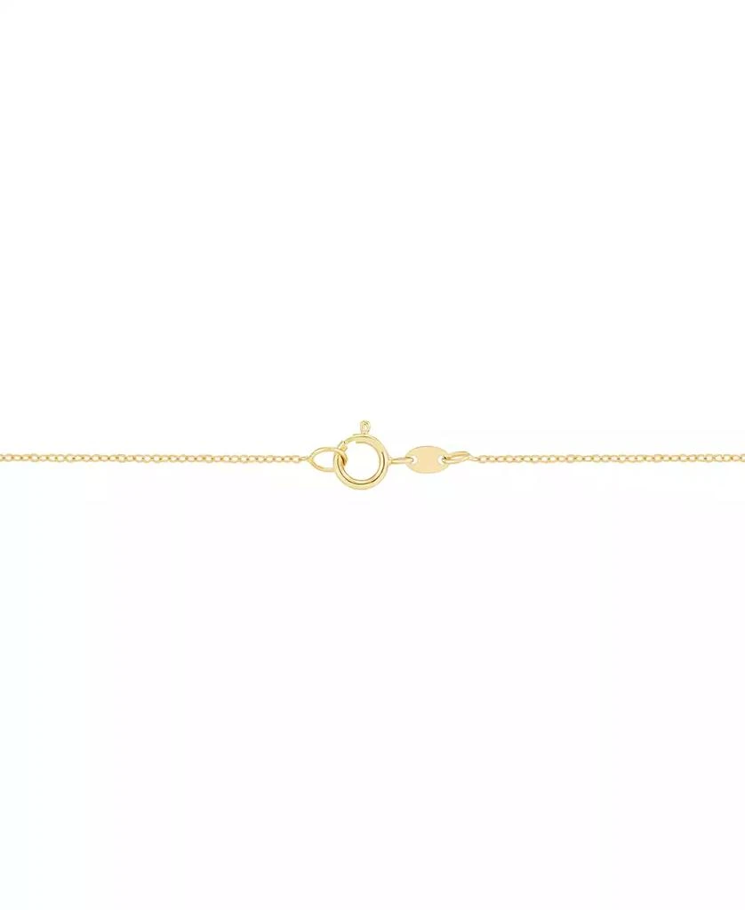 商品Italian Gold|Lightning Bolt 18" Pendant Necklace in 10k Gold,价格¥1296,第4张图片详细描述