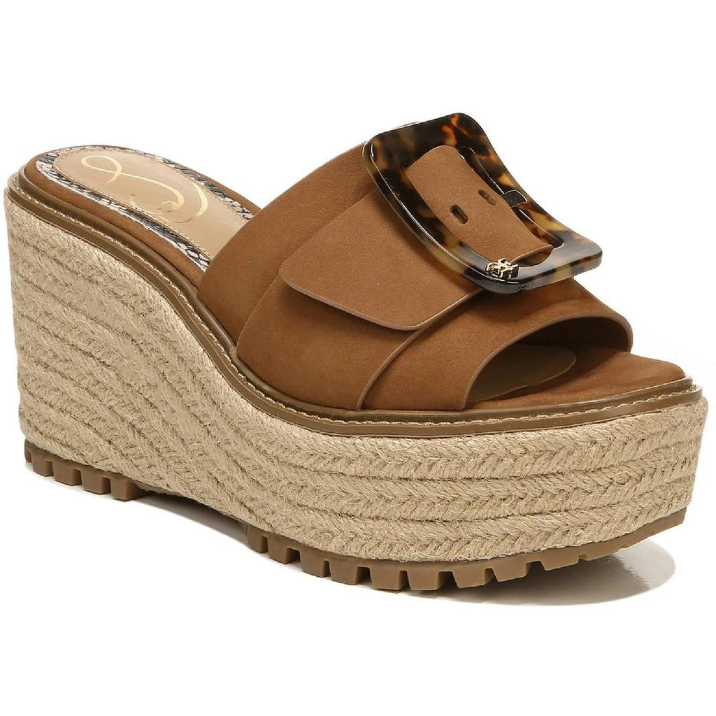 商品Sam Edelman|Sam Edelman Womens Livi Buckle Flatform Platform Sandals,价格¥769,第1张图片