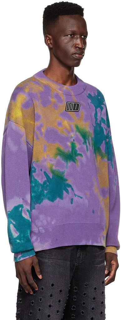 Purple Cotton Sweater商品第2张图片规格展示