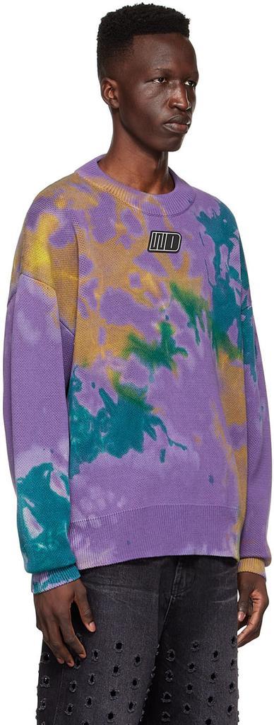 商品We11done|Purple Cotton Sweater,价格¥1420,第4张图片详细描述