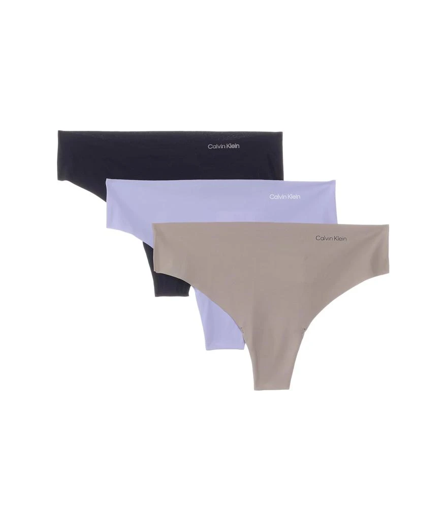商品Calvin Klein|Invisibles 3-Pack Thong,价格¥237,第1张图片