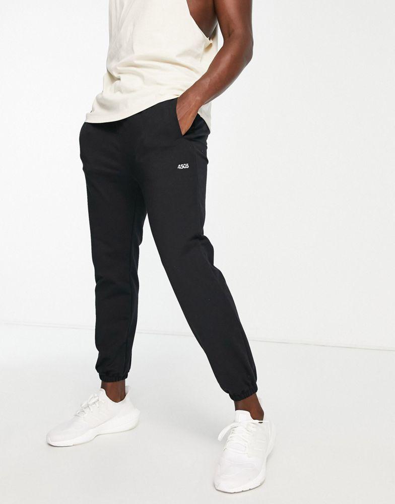 ASOS 4505 icon training joggers with tapered fit in black商品第1张图片规格展示