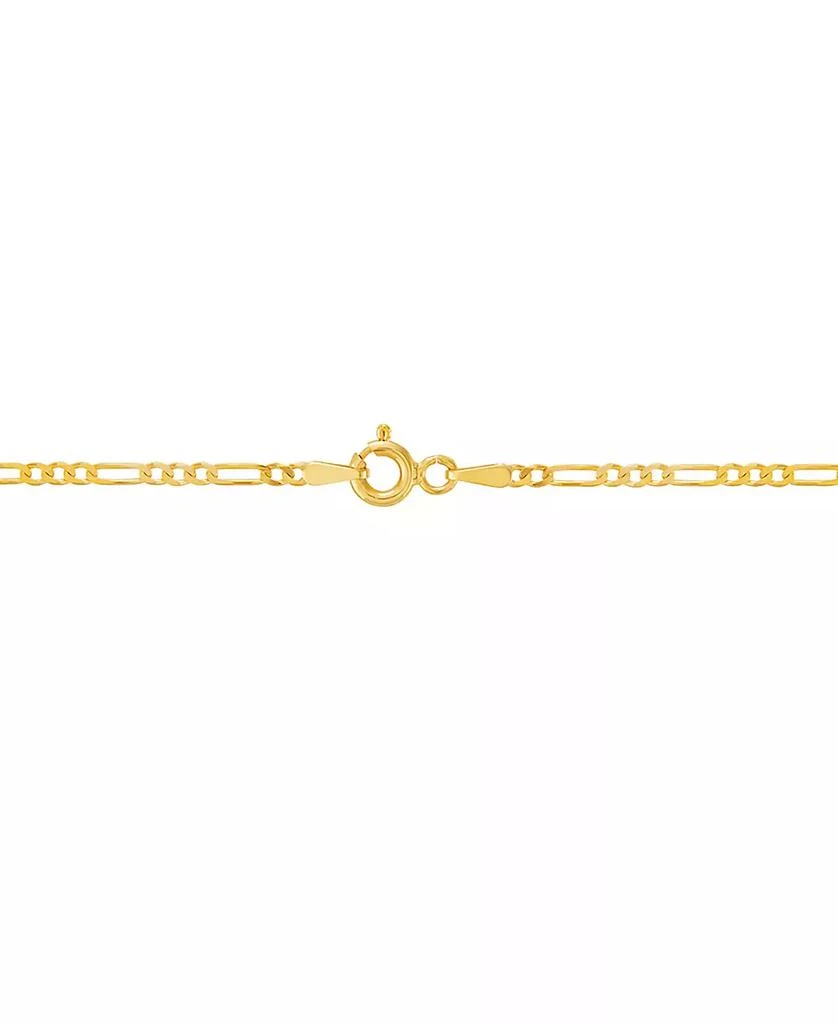 商品Italian Gold|Polished 20" Figaro Chain (1.85mm) in 10K Yellow Gold,价格¥6766,第2张图片详细描述