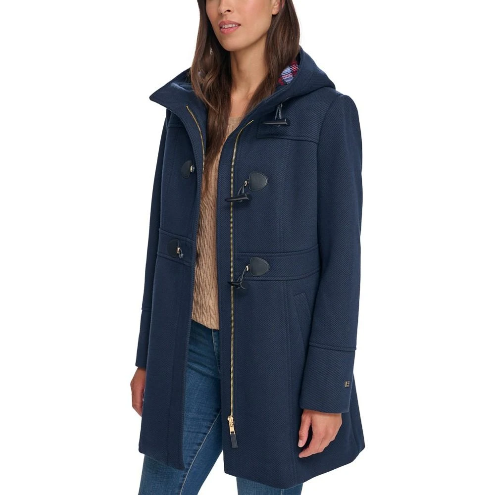 商品Tommy Hilfiger|Women's Hooded Toggle Walker Coat, Created for Macy's,价格¥1420,第3张图片详细描述