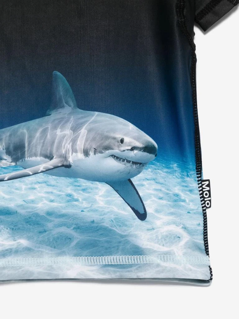 商品MOLO|Boys Neptune Faded Shark Rashguard in Black (UPF50+),价格¥374,第3张图片详细描述