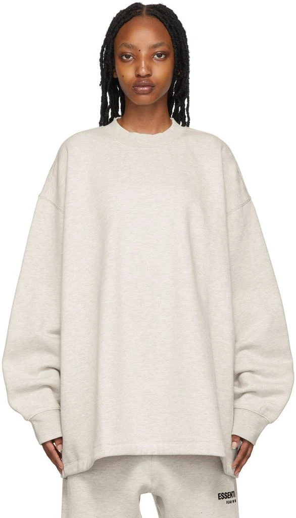 商品Essentials|Off-White Relaxed Sweatshirt,价格¥630,第1张图片
