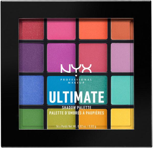 商品NYX Professional Makeup|Ultimate Shadow Palette - Brights,价格¥130,第1张图片