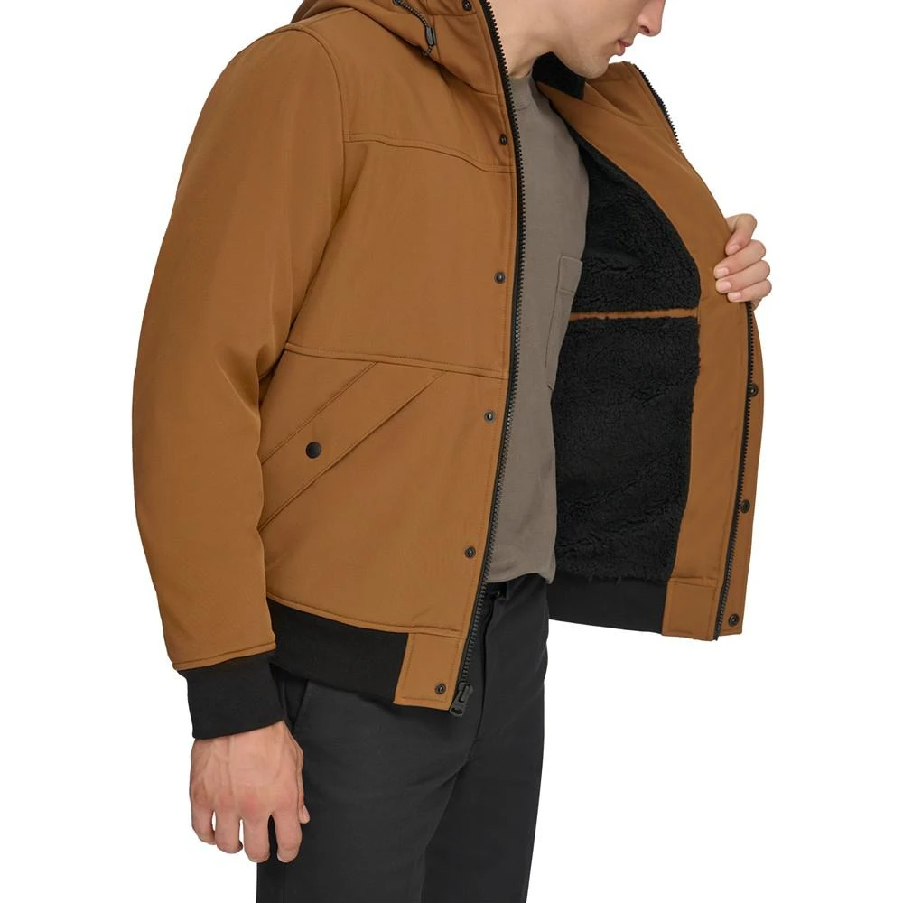 商品Levi's|Men's Soft Shell Sherpa Lined Hooded Jacket,价格¥600,第4张图片详细描述