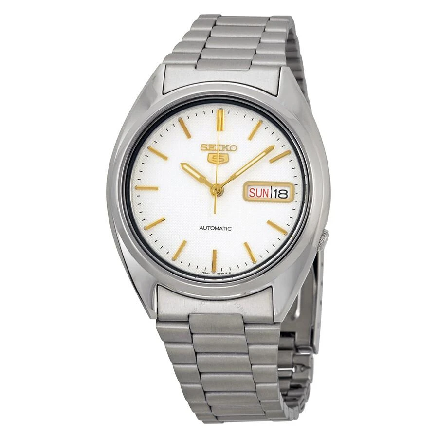 商品Seiko|Series 5 Automatic Off White Dial Men's Watch SNXG47,价格¥770,第1张图片
