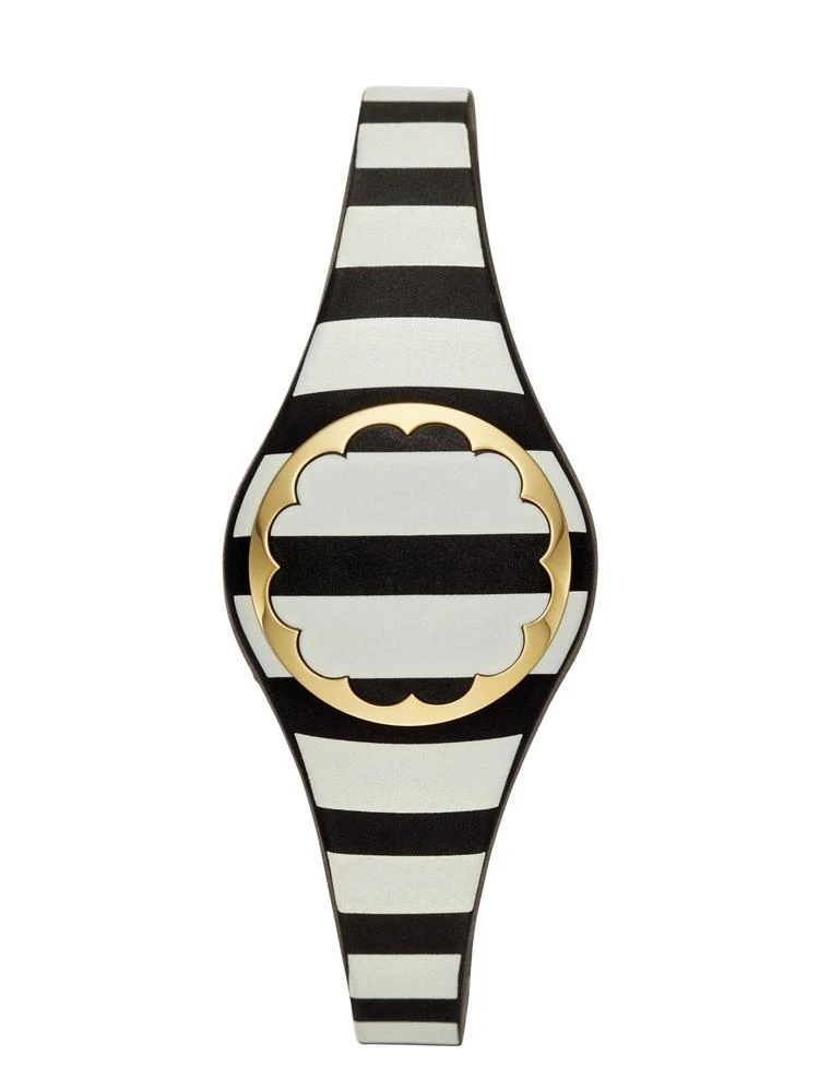 商品Kate Spade|black and white stripe scallop activity tracker,价格¥510,第1张图片