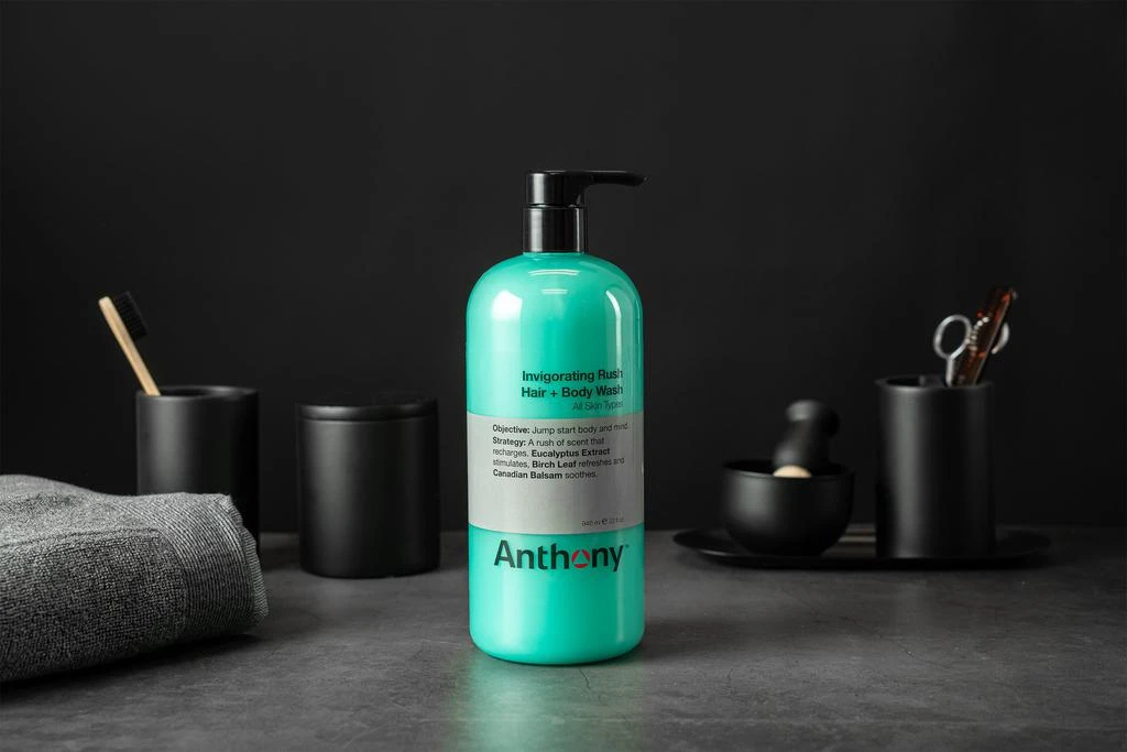 商品Anthony|Invigorating Rush Hair & Body Wash,价格¥471,第4张图片详细描述