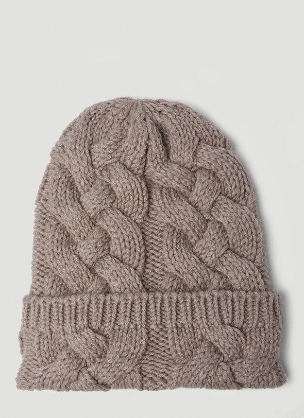 商品Max Mara|Dina Beanie Hat in Beige,价格¥850,第1张图片